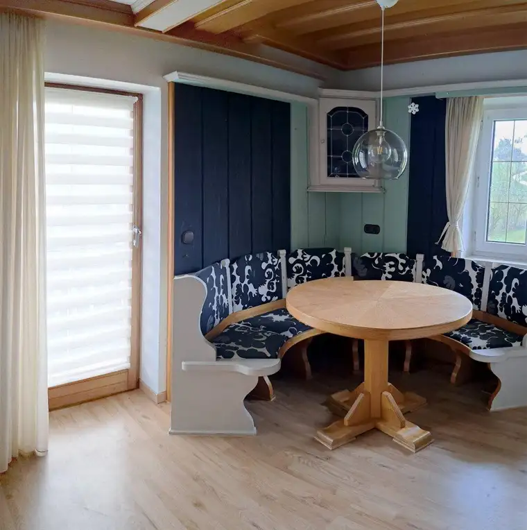 Eine Wohnung mit Garten, zwischen Strobl und Bad Ischl.