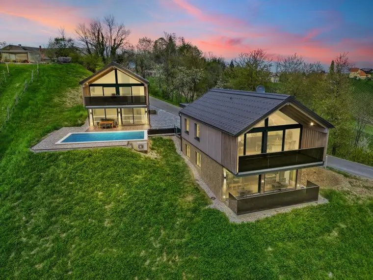 4 Luxus Apartments im Edel-Chalet mitten in den Weinbergen