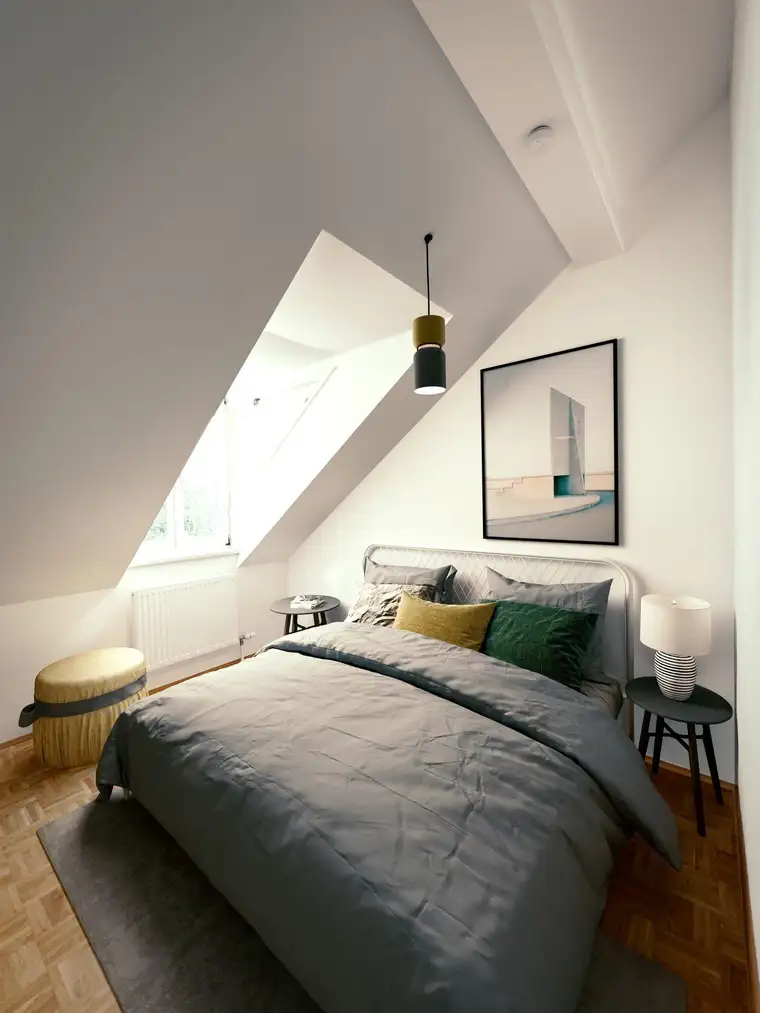 Klimatisierte schöne Dachgeschoßwohnung -Provisionsfrei!