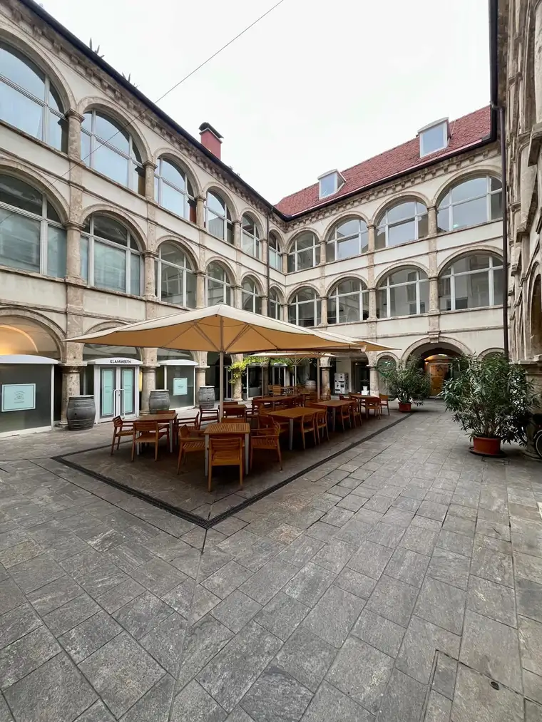 Außergewöhnliche Gewerbefläche mit Altbaucharme in der Grazer Herrengasse – Provisionsfrei!