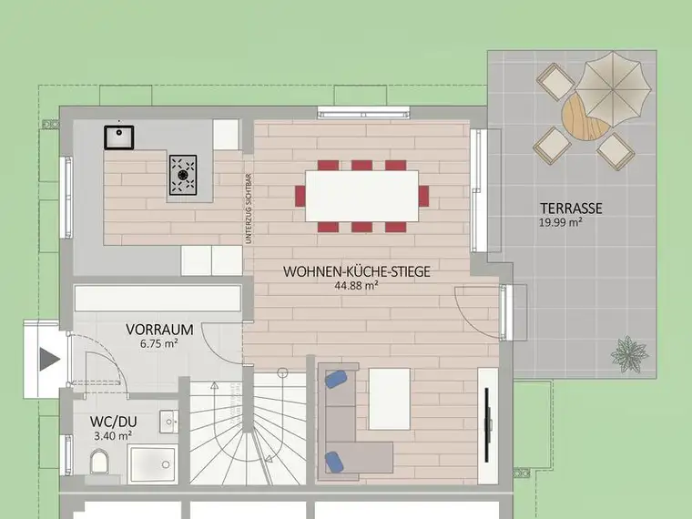 1220, Wolfsmilchgasse, Zwischen Mühlwasser und Donauspital, Doppelhaus 