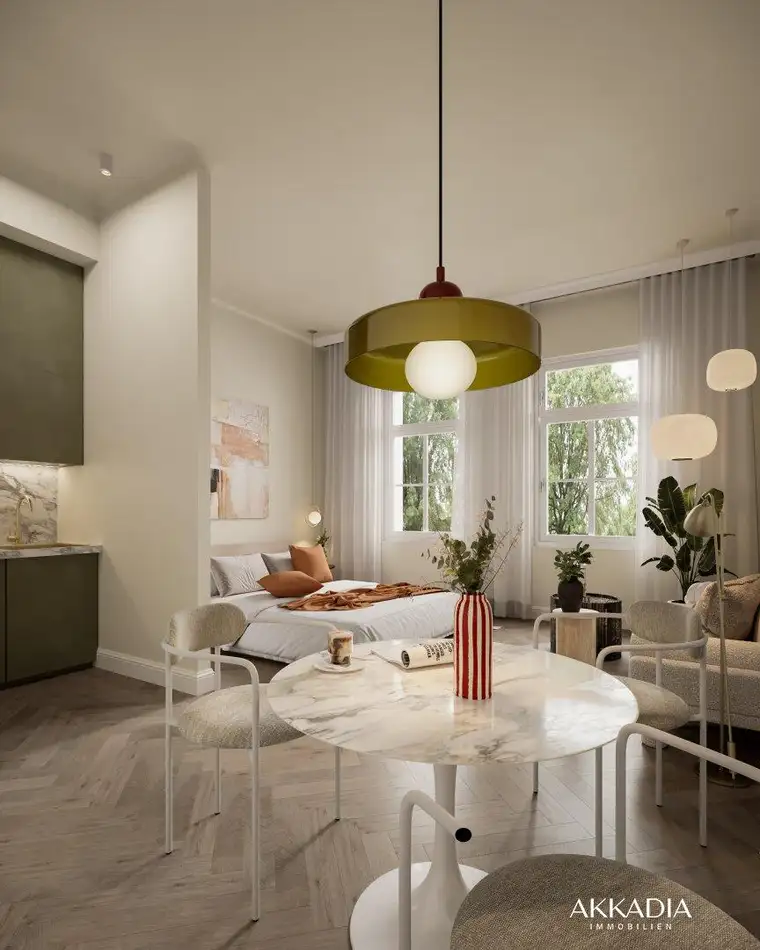 Kleinod mit Stadtgarten | Studio im revitalisierten Biedermeierhaus