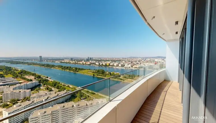 DANUBEFLATS | Panoramawohnen im 31. Stock über den Dächern Wiens