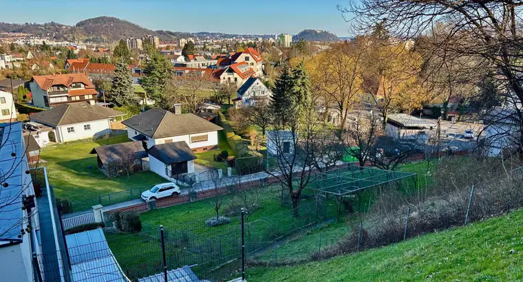 Baugrund in Bestlage Graz-Gösting mit Blick über Graz