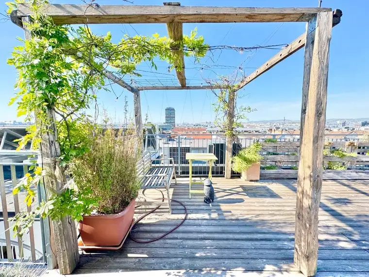 PENTHOUSE-FEELING | TRAUMHAFTE DACHTERRASSENWOHNUNG | 360° WIENBLICK | HELLE 2 ZIMMER | TOPLAGE