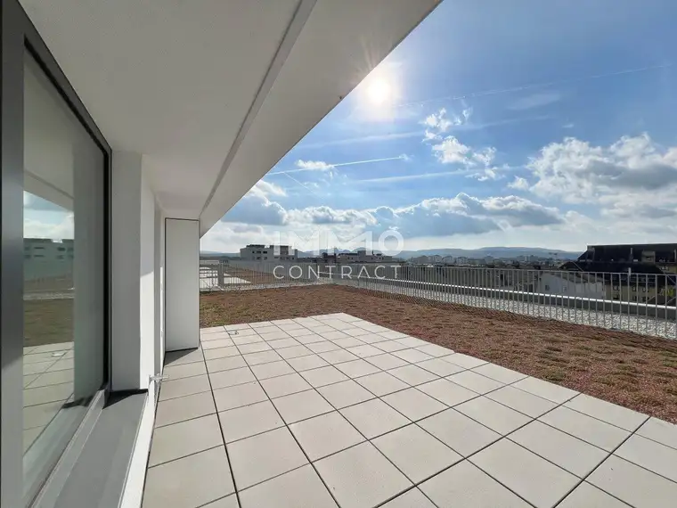 KREMSER WOHNKONZEPT TOP76/6.OG/ 4ZI-PENTHOUSE, Ostbalkon, Panorama-Westterrasse 27qm € 533.306,92 zzgl. 2TG € 35.161,74 > Gesamtkaufpreis € 568.468,66 - klimaaktiv!