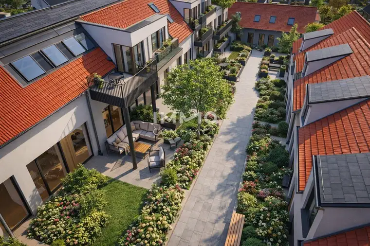 Exklusives Reihenhaus mit großzügigem Südost-Garten – provisionsfreier Erstbezug AM LIESINGBACH