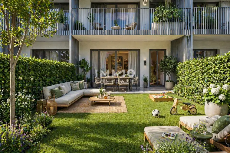 Parkseitiges Zweizimmer-Apartment mit Abendsonne (Neubau, Erstbezug)