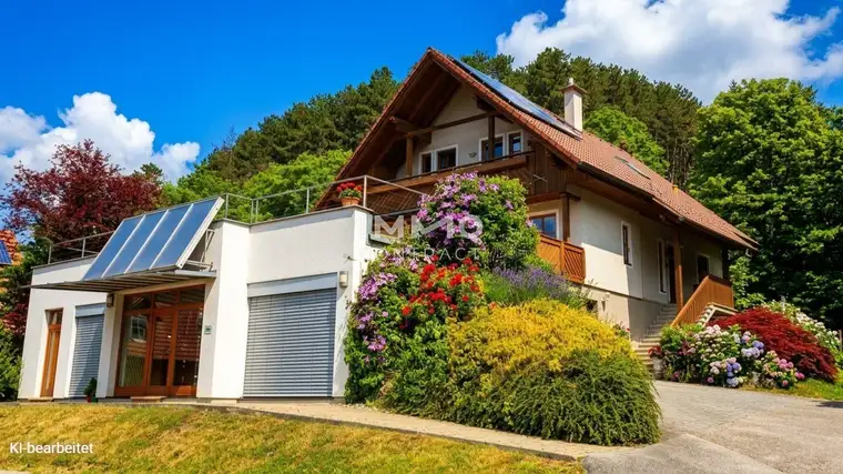 Weinliebhaber aufgepasst: Haus in Aussichtslage, unterkellert, Garage - mit Praxis/Einliegerwohnung/Büro