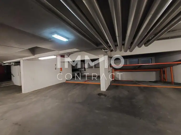 Parken im Domviertel - Stapelparker in der Hafnerstr.32/Wurmstr.12 (untere Plattform)