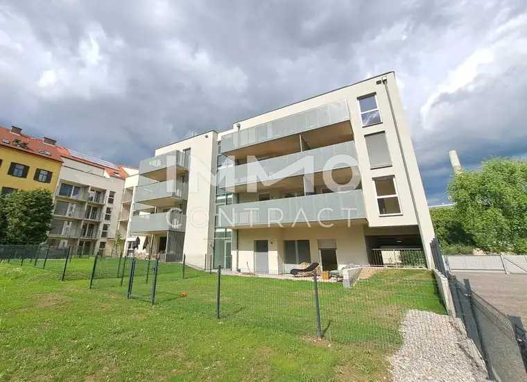 Neuwertige, geförderte 3 Zimmer GARTENWOHNUNG in Innenhoflage - Puchstraße 44 - Top 001