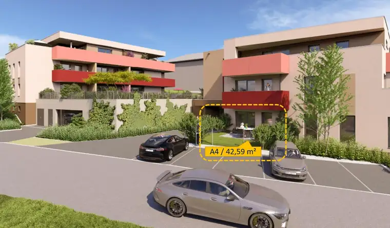 Klein &amp; Fein - kompakte Gartenwohnung in den STADTTERRASSEN PEUERBACH - provisionsfrei!
