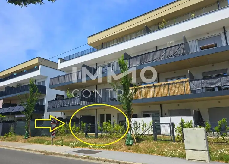 Neuwertige 2 Zimmer GARTEN-Wohnung mit überdachter Terrasse - Pirchäckerstraße 36 - Top 7