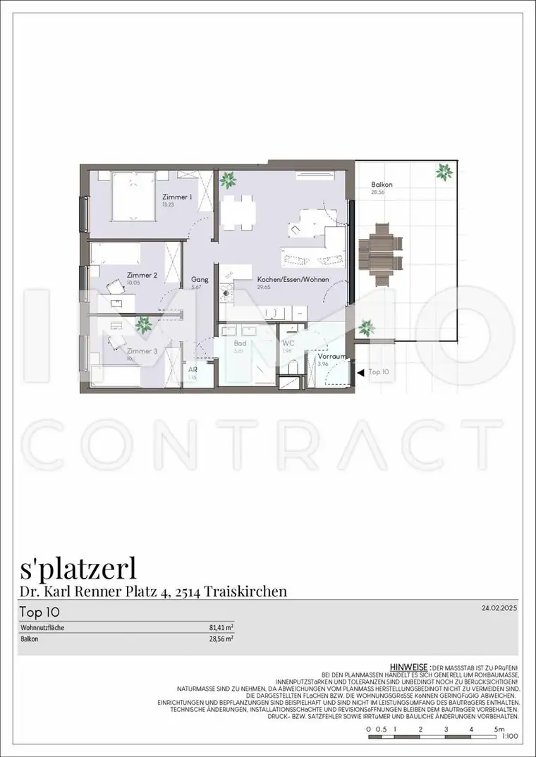 "s'Platzerl" - 4-Zimmer-Anlagewohnung mit einladend großer Terrasse in zentraler Ruhelage