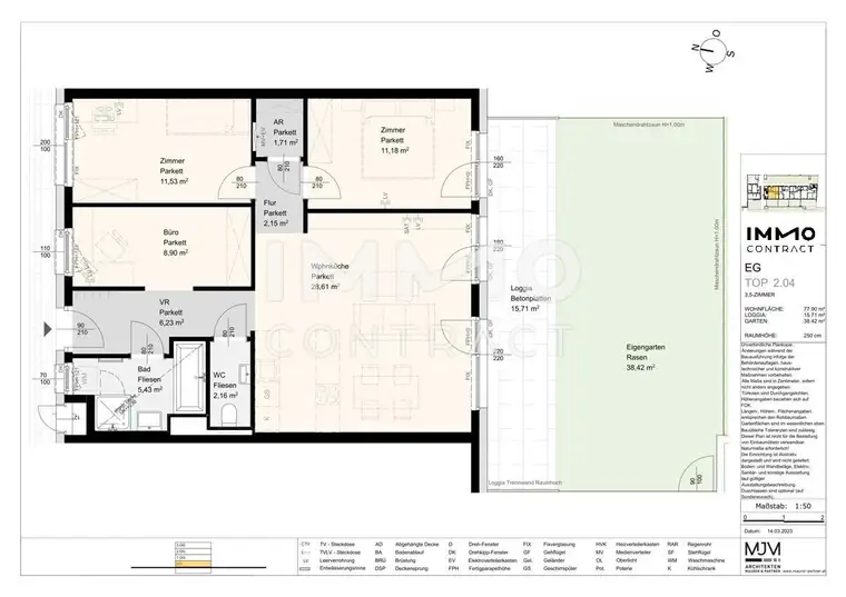 Stock2LiveExklusive Wohneinheiten 42qm - 120qm in Stockerau!_fußläufig zu Schule und Bahnhof!