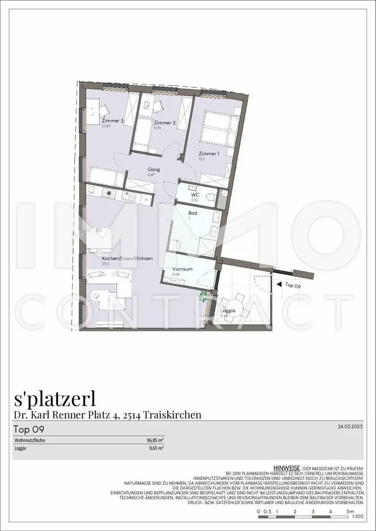 "s'Platzerl" - Große, moderne 4-Zimmer-Anlagewohnung mit Loggia