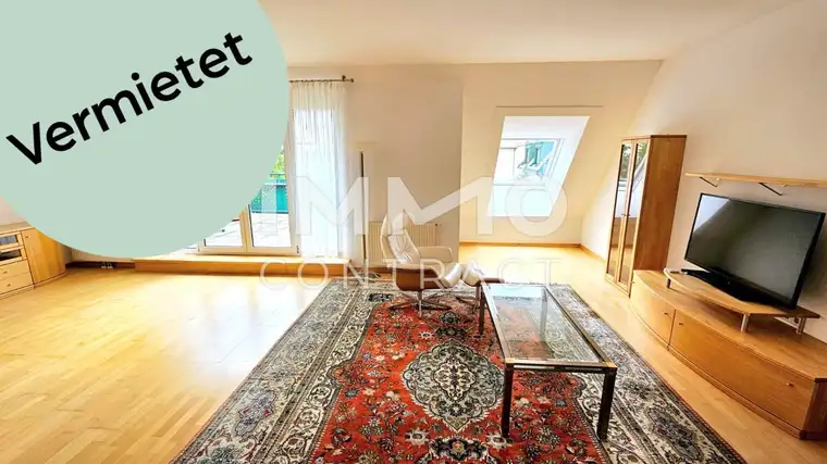 Exklusive, teilmöblierte Dachterrassenwohnung im Zentrum von Baden - Ruhelage - inkl. Tiefgarage