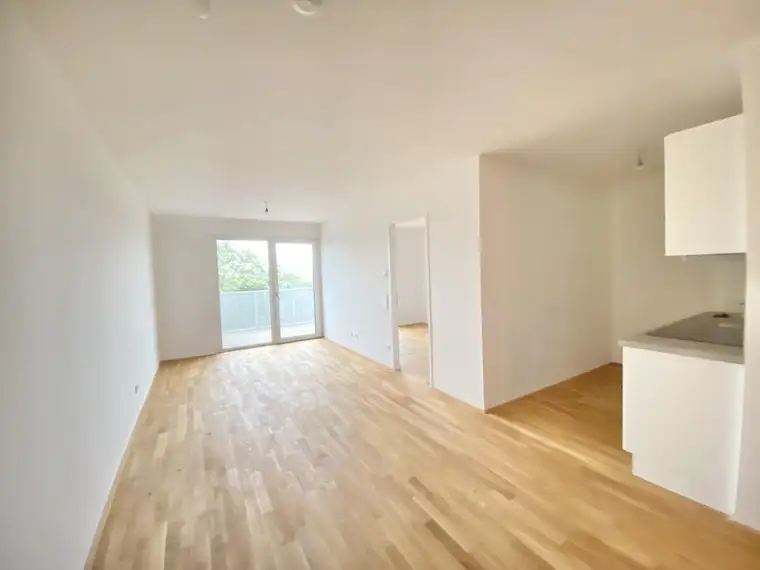 =Das Laurenz= Top Weitblick Wohnung U3 2 Zimmer + Balkon - 1 bedroom apartment + balcony ERSTBEZUG