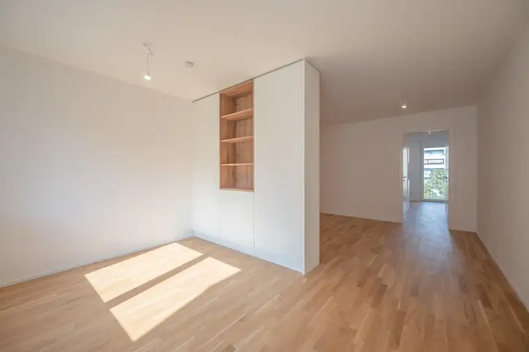 ASG IV-Qualitatives Wohnen in urbaner Lage: hochwertiger 1-Zimmer ERSTBEZUG mit Balkon! Tischler-Einbaumöbel! +Provisionsfrei+