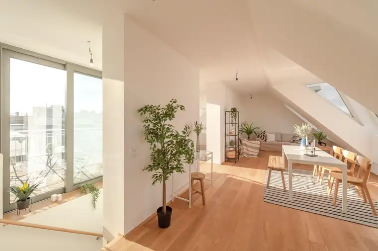 ++FonteFlats++ Fantastischer 4-Zimmer Dachgeschoss-ERSTBEZUG mit großartiger Dachterrasse