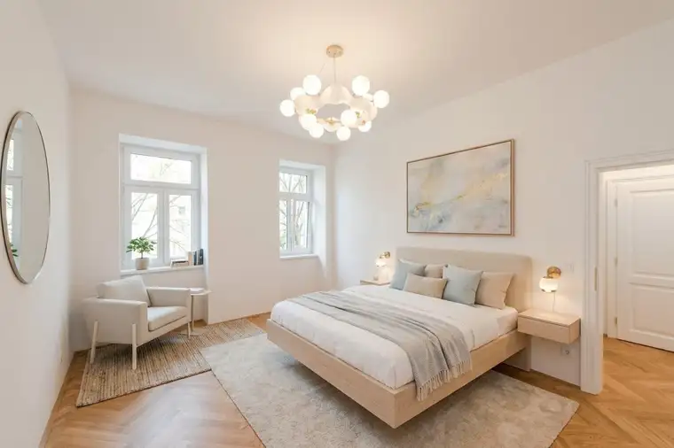 ++FBG6++ Hochwertige 5-Zimmer Altbauwohnung mit Balkon ERSTBEZUG nahe Augarten