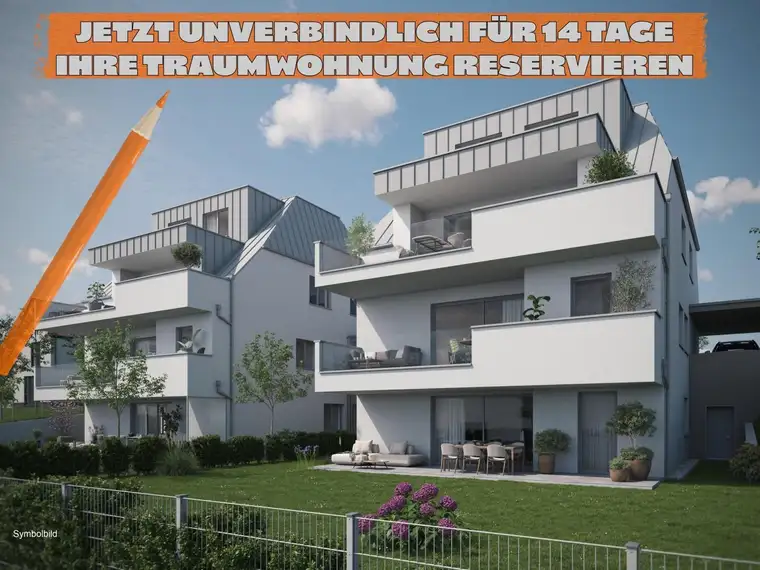 LINZ / FROSCHBERG: NEUBAUPROJEKT - EIGENTUMSWOHNUNG ca. 140,26 m² Wohnfläche, 5 Zimmer + Dachterrasse, inkl. Carportstellplatz