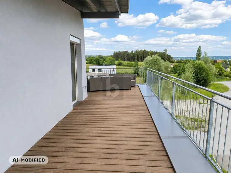 AUSSERGEWÖHNLICH GROßE DACHTERRASSE MIT TRAUMHAFTEM WEITBLICK!