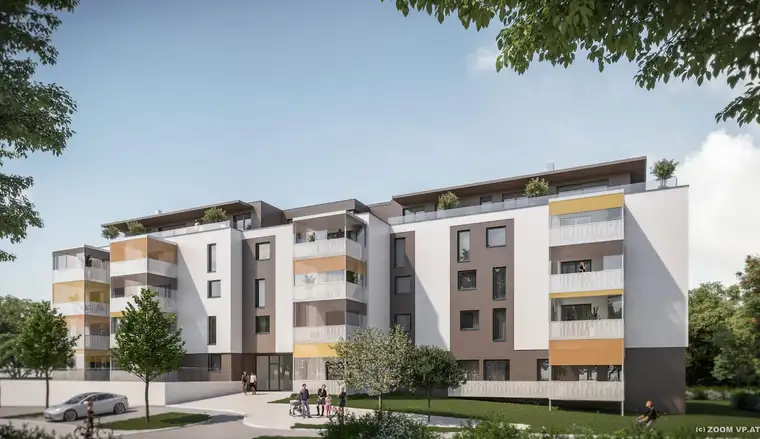 Eigentumswohnung Schwanenstadt Loggia provisionsfrei Traunstein- oder Stadtblick