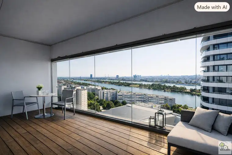 Hoch hinaus - Wohnen mit Weitblick Nähe Donauinsel