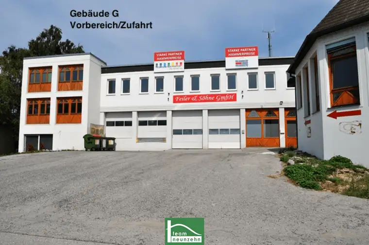Büro, Geschäft, Werkstatt, Lager! Industriegelände Donnerskirchen! ab 10 m² ab 80€ Netto/Monat!