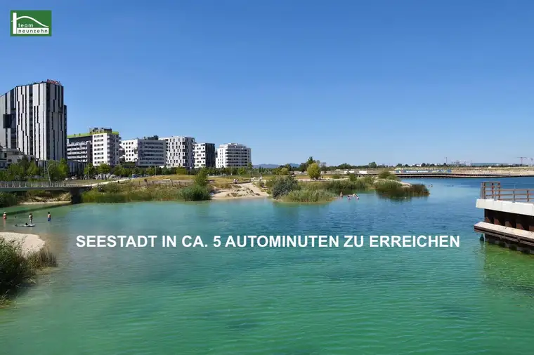 Rarität im 22.Bezirk - Grundstück auf Eigengrund - Einfamilienhaus, bis zu 3 Reihenhäuser oder Wohnbau!