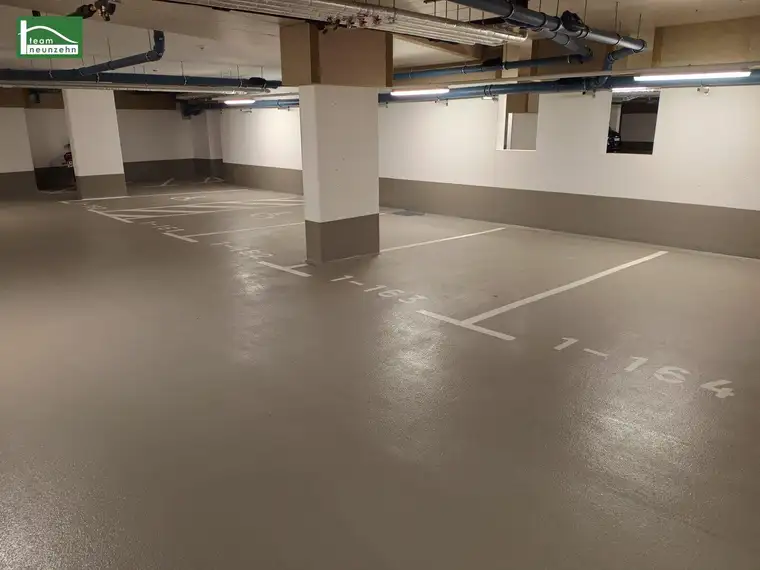 Großzügige PKW Tiefgaragenstellplätz - unbesorgt Parken im Steingötterhof St. Pölten nahe Traisenpark