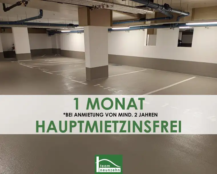 Unbesorgt parken - großzügiger PKW Tiefgaragenstellplatz im Steingötterhof nahe Traisenpark