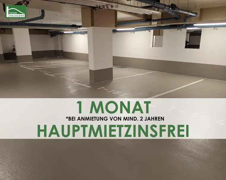 Unbesorgt parken - großzügiger PKW Tiefgaragenstellplatz im Steingötterhof nahe Traisenpark