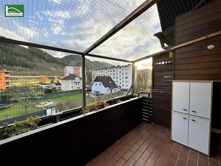 Preiswerte Eigentumswohnung in Leoben. Traumhafte Aussicht inklusive!