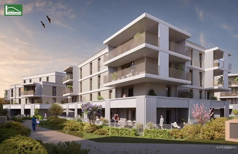 Modern und hochwertig - Geräumige 2-Zimmer-Wohnung mit toller Ausstattung! FLORIANI – Quartier am Tullnerfeld in Ruhelage mit toller Anbindung