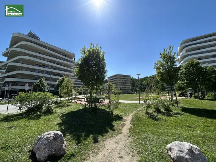 Cityflair trifft Natur – Olga-Rudel-Zeynek-Gasse