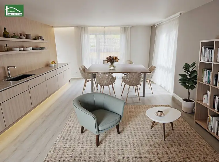 Abendsonne am großzügigen Balkon genießen! 2-Zimmer-Erstbezugswohnung - FLORIANI – Quartier am Tullnerfeld