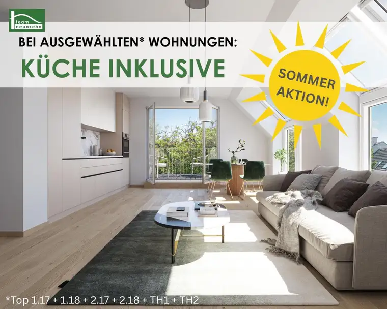 Hochwertiges Neubau-Townhouse. Soeben fertig gestellt. Top Ausstattung – U Bahn nur wenige Gehminuten entfernt. SOMMER AKTION - KÜCHE INKLUSIVE
