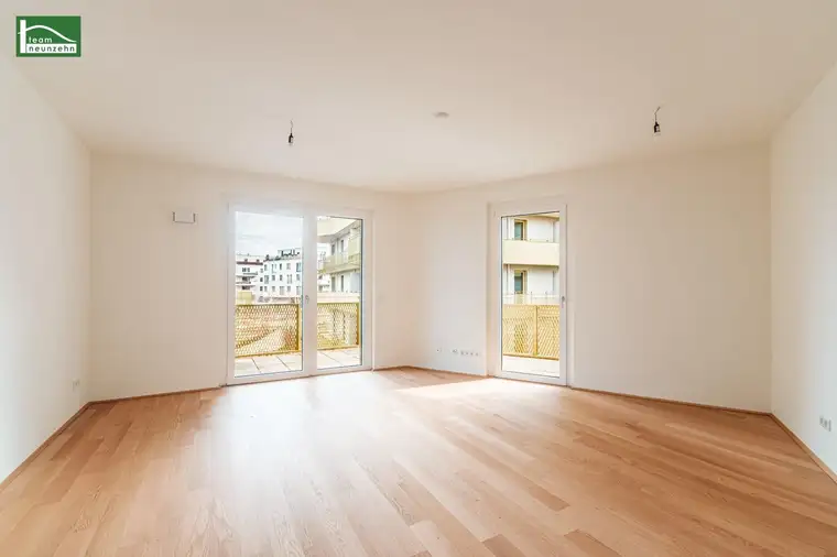 Hochwertige 3-Zimmer-Wohnung im energieeffizenten Neubauprojekt Hirschfeld - Naturnah wohnen