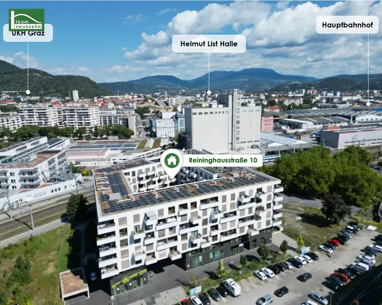 AKTION 1 MONAT MIETZINSFREI! URBAN LIVING - HOCHWERTIG AUSGESTATTETE WOHNUNGEN IM GRAZER WESTEN