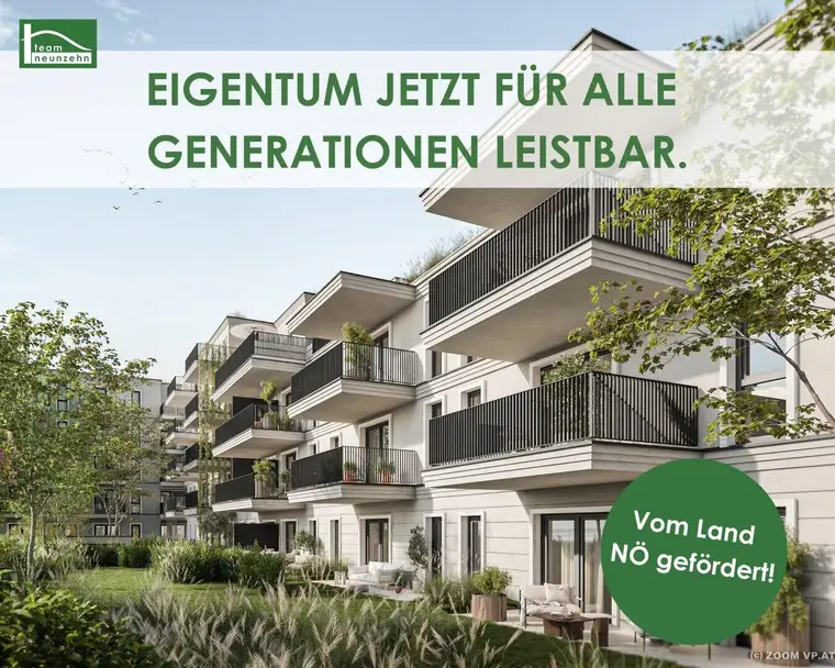 Eigentum jetzt noch leistbarer - Moderne Eigentumswohnungen im Herzen von Schwechat