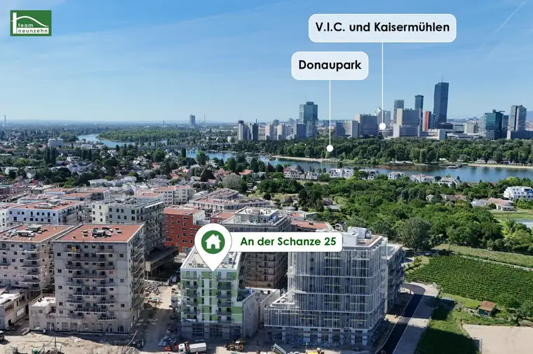 MODERNER 2-ZIMMER-ERSTBEZUG MIT GROSSZÜGIGER TERRASSE IN FLORIDSDORF