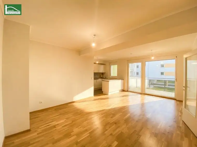 Zentral begehbare 3-Zimmer Wohnung mit großer Loggia in Hoflage! Nahe S-Bahn und Schwechat Zentrum!
