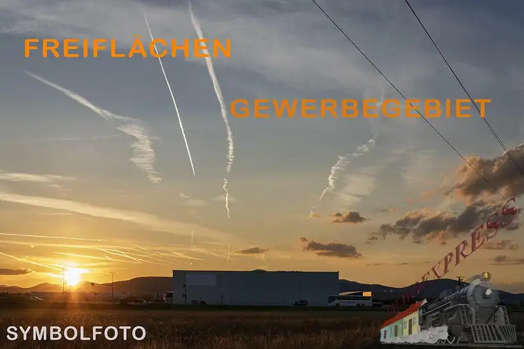 Freiflächen in Gewerbegebiet