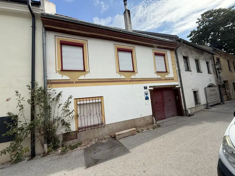 Wr. Neustadt - stilvolles Jahrhundertwende-Stadthaus mit Ateliercharakter, Dachterrasse und grünem Innenhof...