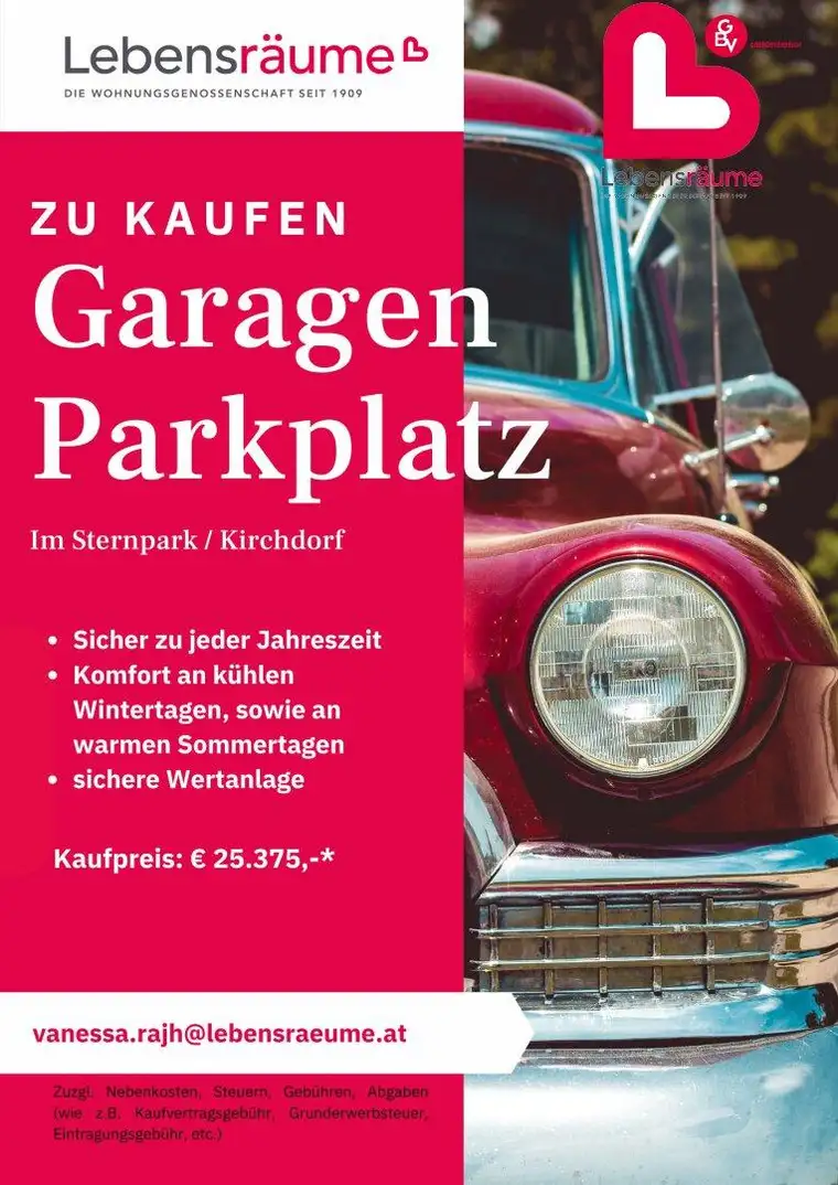 Tiefgaragenstellplatz im STERNpark zu verkaufen: Sichern Sie sich Ihren Komfort!