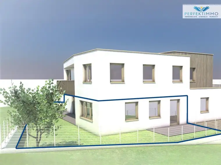 BAUSTART BEREITS ERFOLGT! Exklusive Gartenwohnung in hochwertigem Neubau, inkl. 2 Stellplätzen
