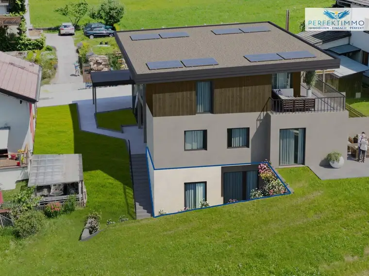 Hochwertiger, sonniger Neubau als Anlagehit: Gartenwohnung Top W01