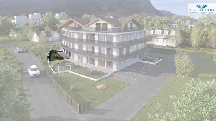 Top 04: Exklusive 3-Zimmer-Neubauwohnung mit SW-Terrasse und Garten